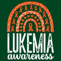 Rainbow Leukemia Cancer Awareness Month Orange Ribbon Sweatshirt thumb 3