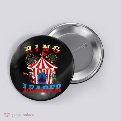 Ring Leader Costume Circus Staff Carnival Button