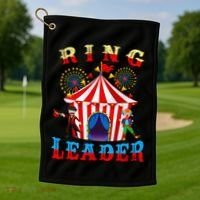 Ring Leader Costume Circus Staff Carnival Golf Towel thumb 1