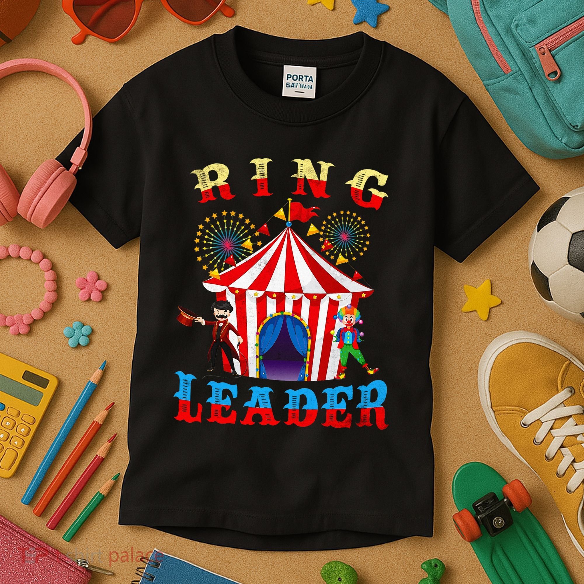 Ring Leader Costume Circus Staff Carnival Kids T-Shirt