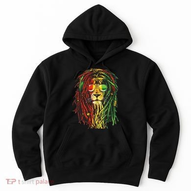 Rasta Lion Cool Dreadlock Rastafari For Rasta Lover Hoodie