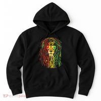 Rasta Lion Cool Dreadlock Rastafari For Rasta Lover Hoodie thumb 0