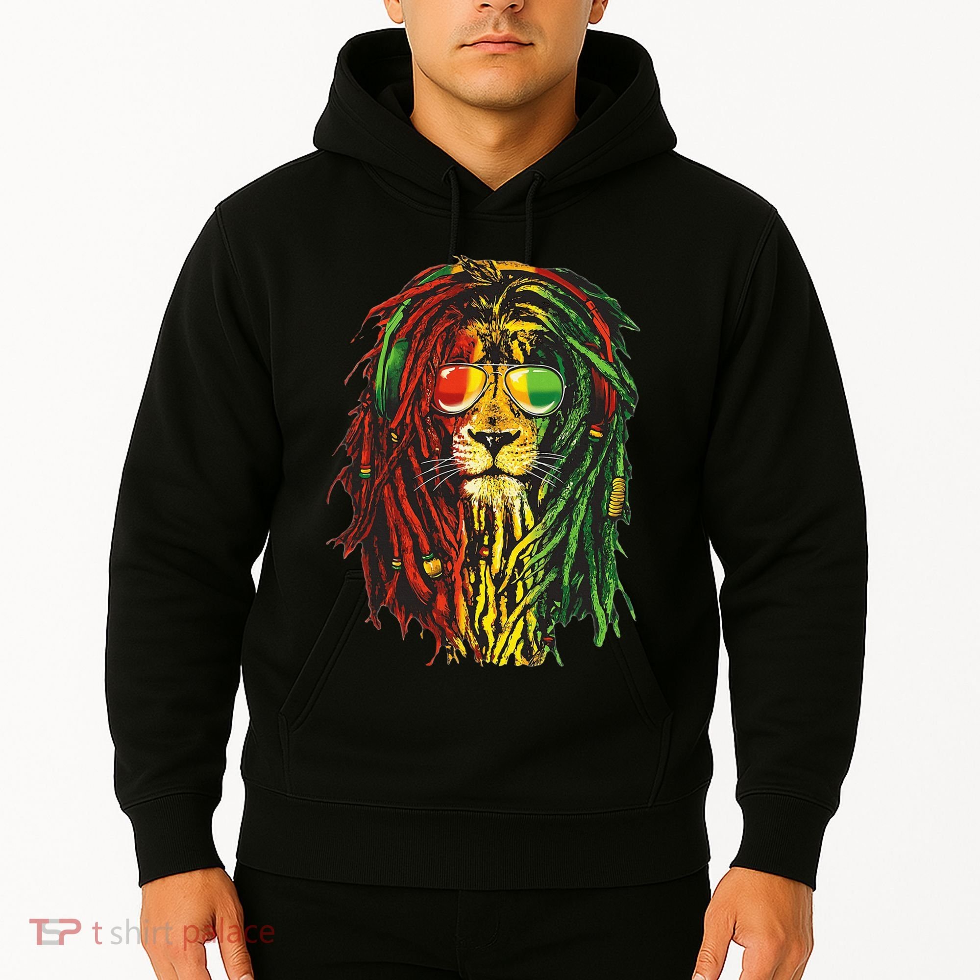 Rasta Lion Cool Dreadlock Rastafari For Rasta Lover Hoodie