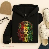 Rasta Lion Cool Dreadlock Rastafari For Rasta Lover Hoodie thumb 4