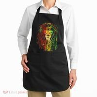 Rasta Lion Cool Dreadlock Rastafari For Rasta Lover Apron thumb 2