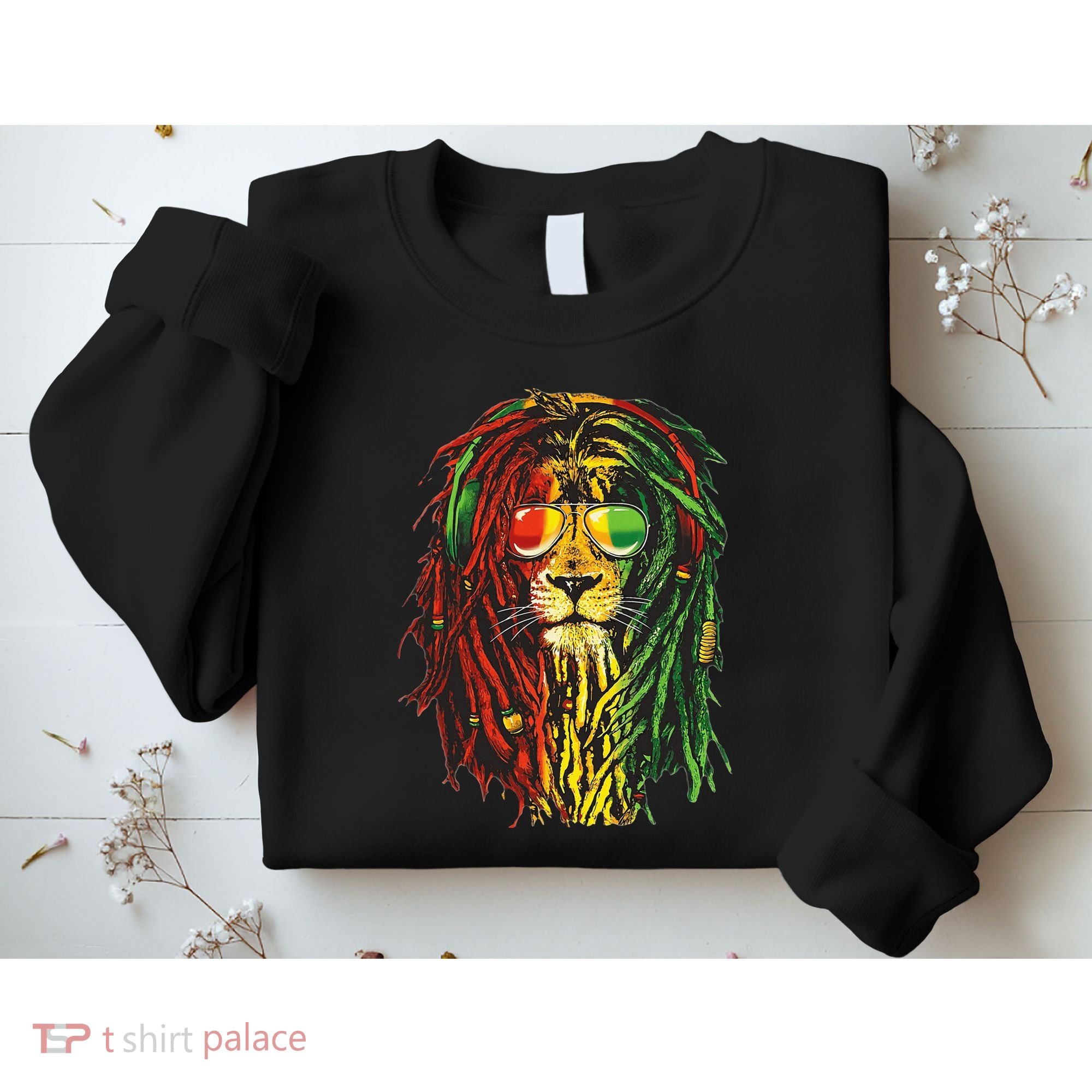Rasta Lion Cool Dreadlock Rastafari For Rasta Lover Sweatshirt