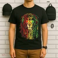 Rasta Lion Cool Dreadlock Rastafari For Rasta Lover T-Shirt thumb 6