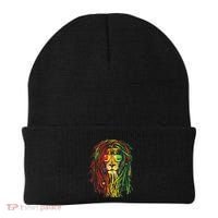 Rasta Lion Cool Dreadlock Rastafari For Rasta Lover Beanie thumb 0