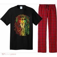 Rasta Lion Cool Dreadlock Rastafari For Rasta Lover Pajama Set thumb 0