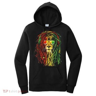 Rasta Lion Cool Dreadlock Rastafari For Rasta Lover Women's Hoodie