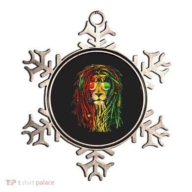 Rasta Lion Cool Dreadlock Rastafari For Rasta Lover Ornament