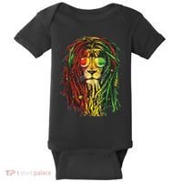 Rasta Lion Cool Dreadlock Rastafari For Rasta Lover Baby Bodysuit thumb 0