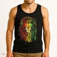 Rasta Lion Cool Dreadlock Rastafari For Rasta Lover Tank Top thumb 3