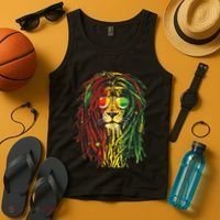 Rasta Lion Cool Dreadlock Rastafari For Rasta Lover Tank Top thumb 4