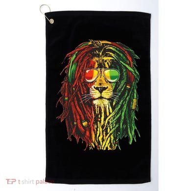Rasta Lion Cool Dreadlock Rastafari For Rasta Lover Golf Towel