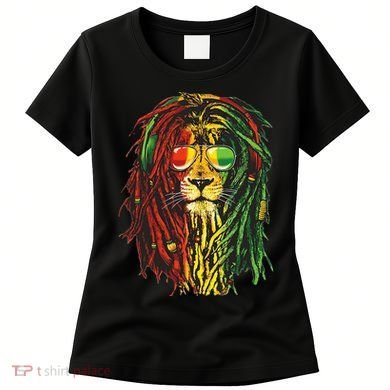 Rasta Lion Cool Dreadlock Rastafari For Rasta Lover Women's T-Shirt