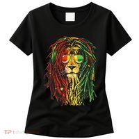 Rasta Lion Cool Dreadlock Rastafari For Rasta Lover Women's T-Shirt thumb 0
