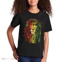 Rasta Lion Cool Dreadlock Rastafari For Rasta Lover Kids T-Shirt thumb 2