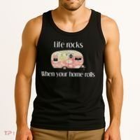 Rv Life Camper Life Rocks When Your Home Rolls Tank Top thumb 3