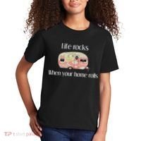 Rv Life Camper Life Rocks When Your Home Rolls Kids T-Shirt thumb 2