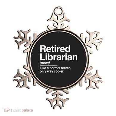 Retired Librarian Definition Normal Only Cooler Gift Ornament