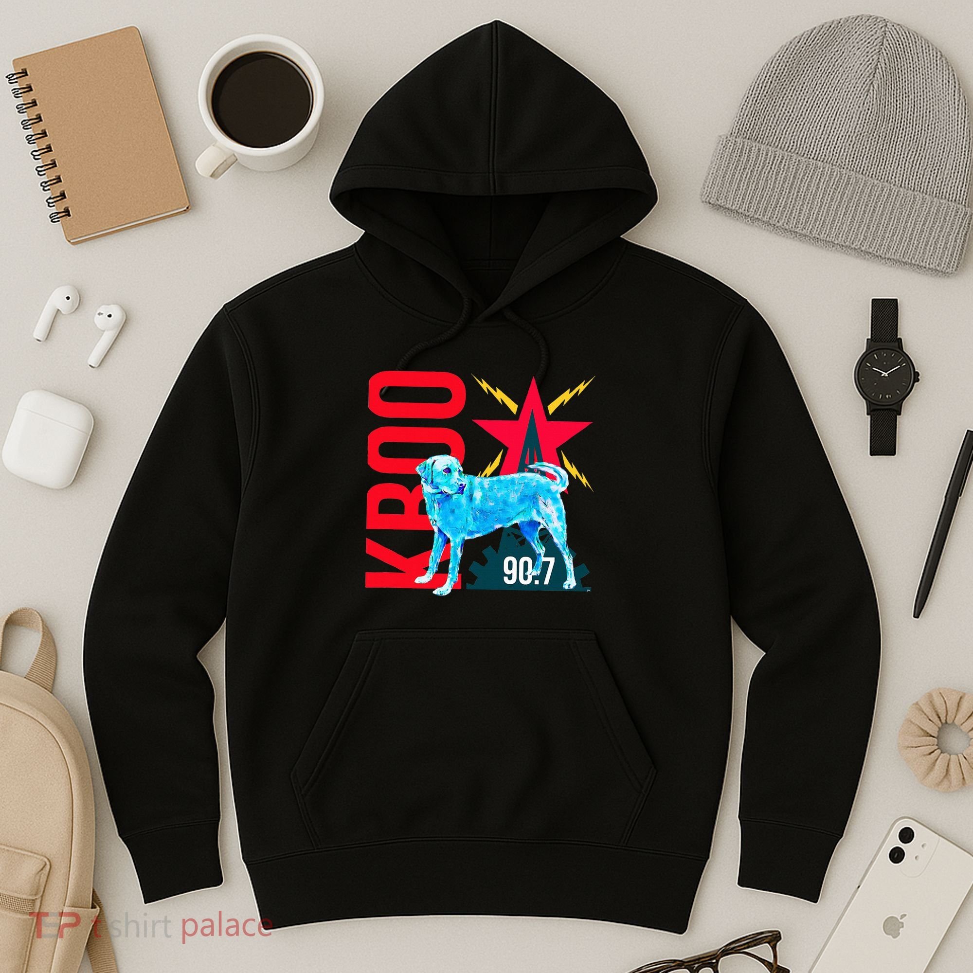 Radio Loving Dog Hoodie