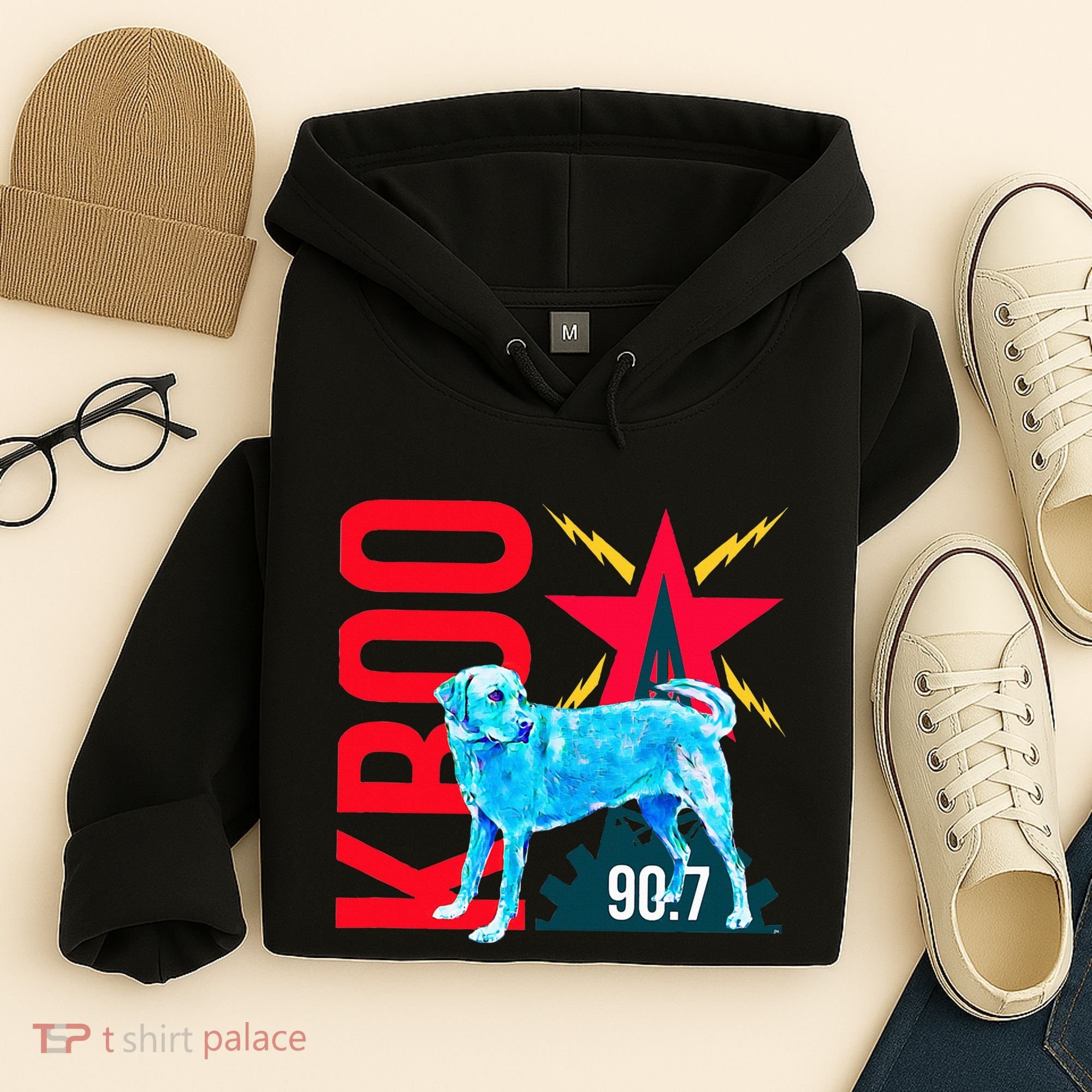 Radio Loving Dog Hoodie
