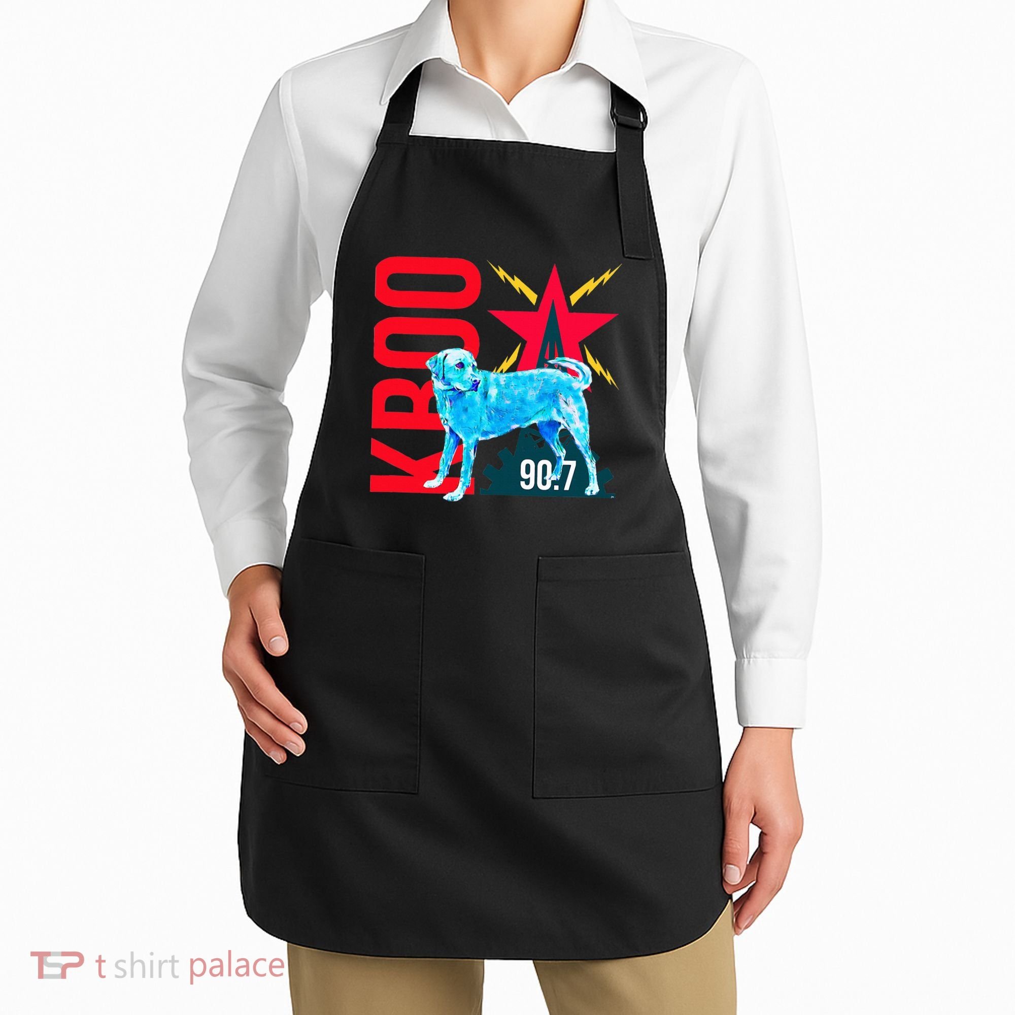 Radio Loving Dog Apron