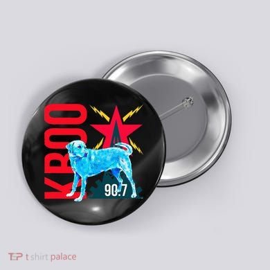 Radio Loving Dog Button