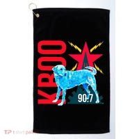 Radio Loving Dog Golf Towel thumb 0