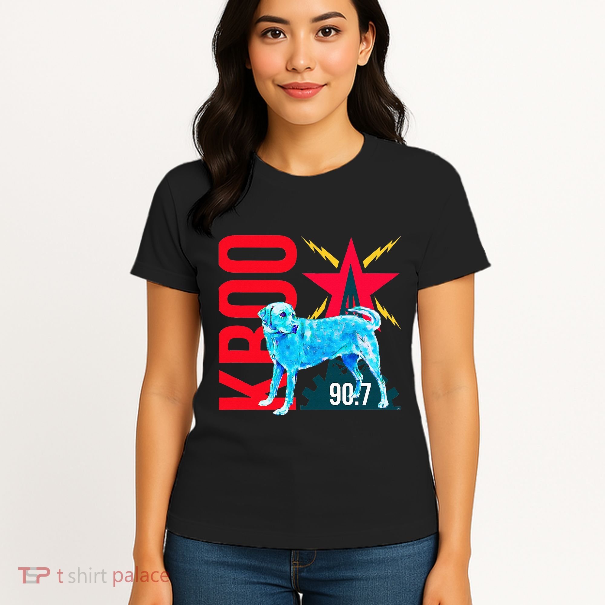 Radio Loving Dog Women's T-Shirt