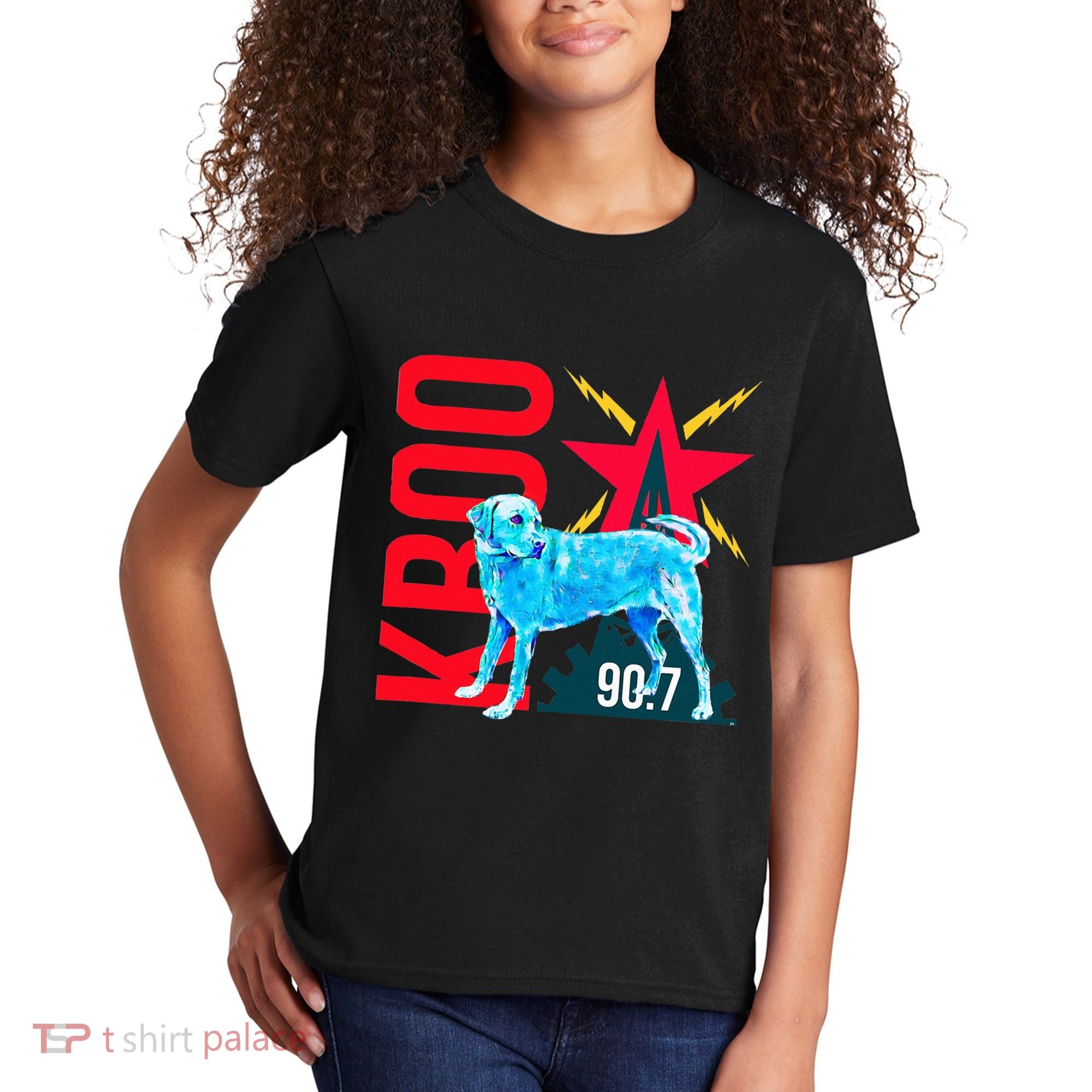 Radio Loving Dog Kids T-Shirt