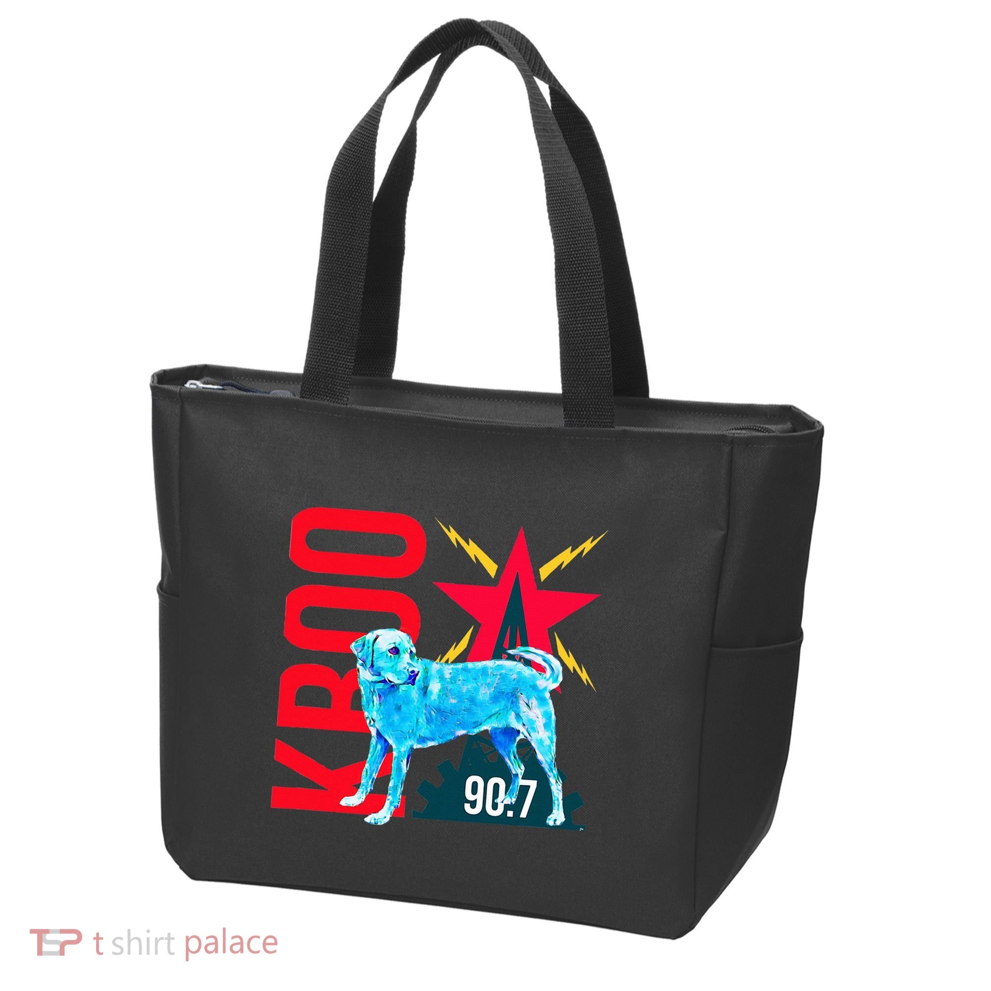 Radio Loving Dog Tote Bag