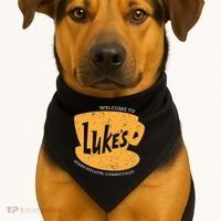 Retro Lukes Diner USA-Made Doggie Bandana thumb 1