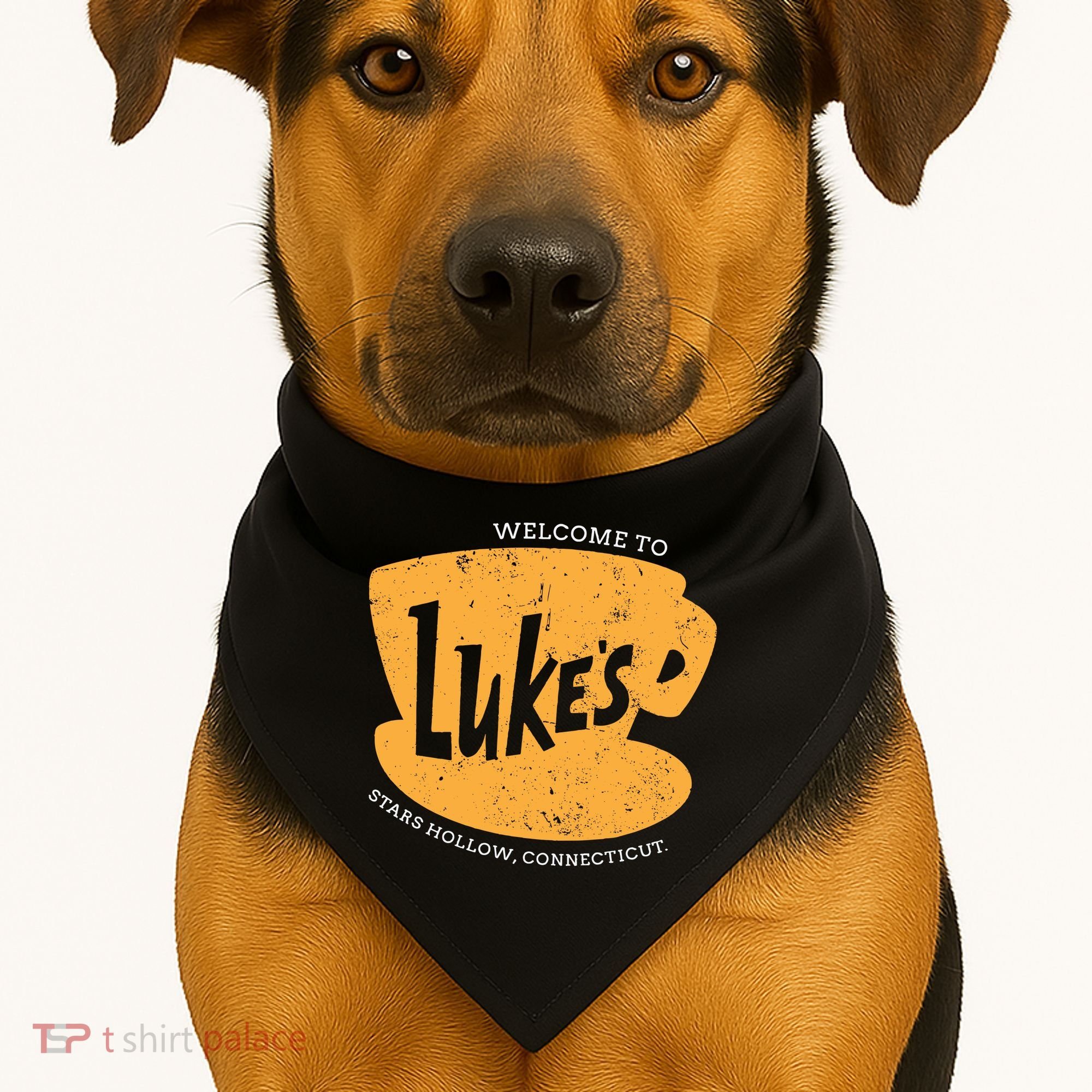 Retro Lukes Diner USA-Made Doggie Bandana