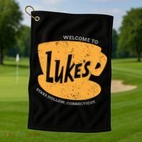 Retro Lukes Diner Golf Towel thumb 1