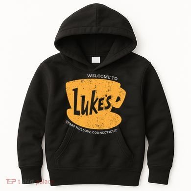 Retro Lukes Diner Kids Hoodie