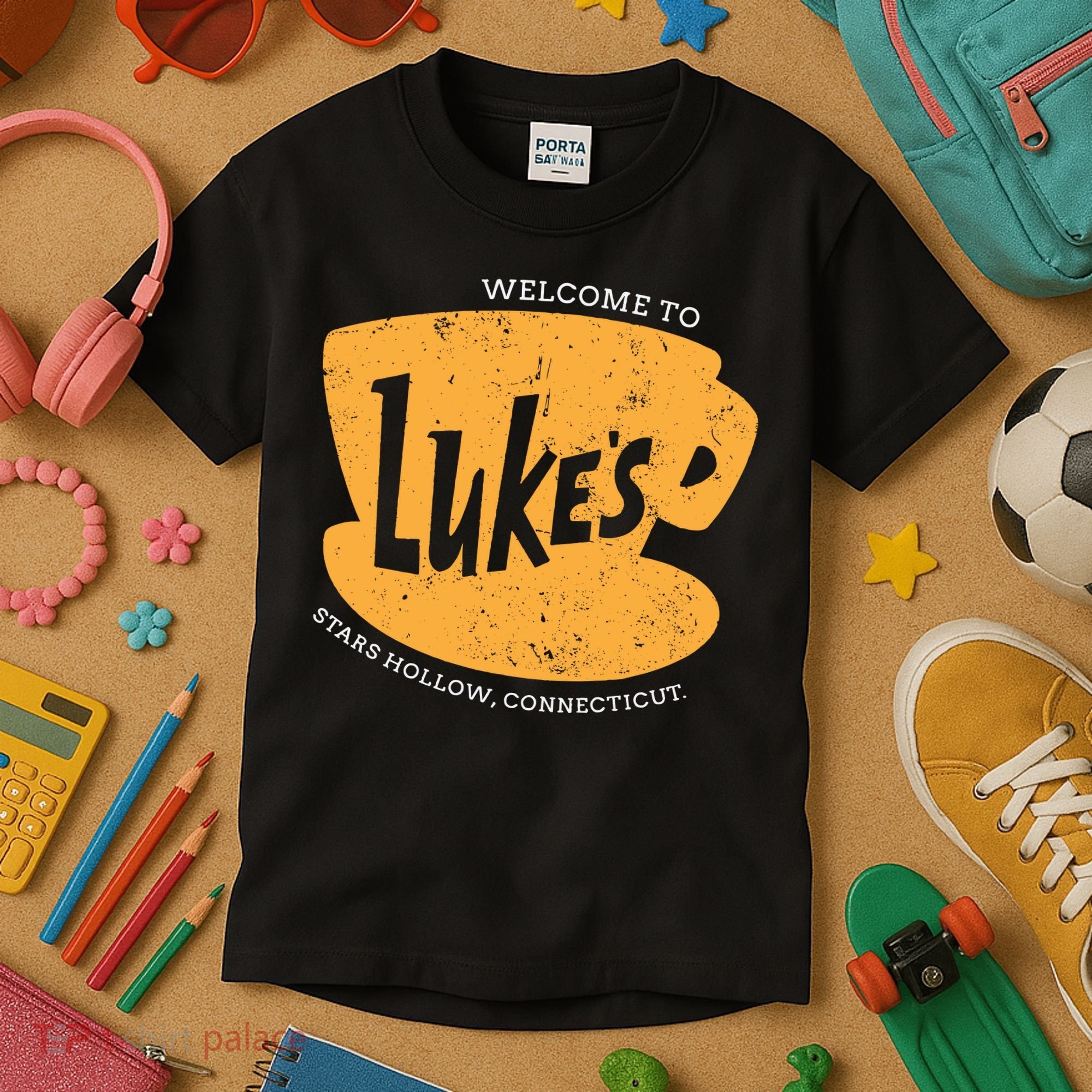 Retro Lukes Diner Kids T-Shirt