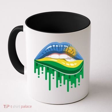 Rwanda Lips Dripping Coffee Mug