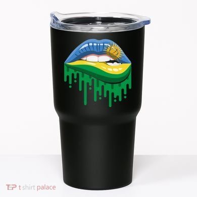 Rwanda Lips Dripping Tumbler