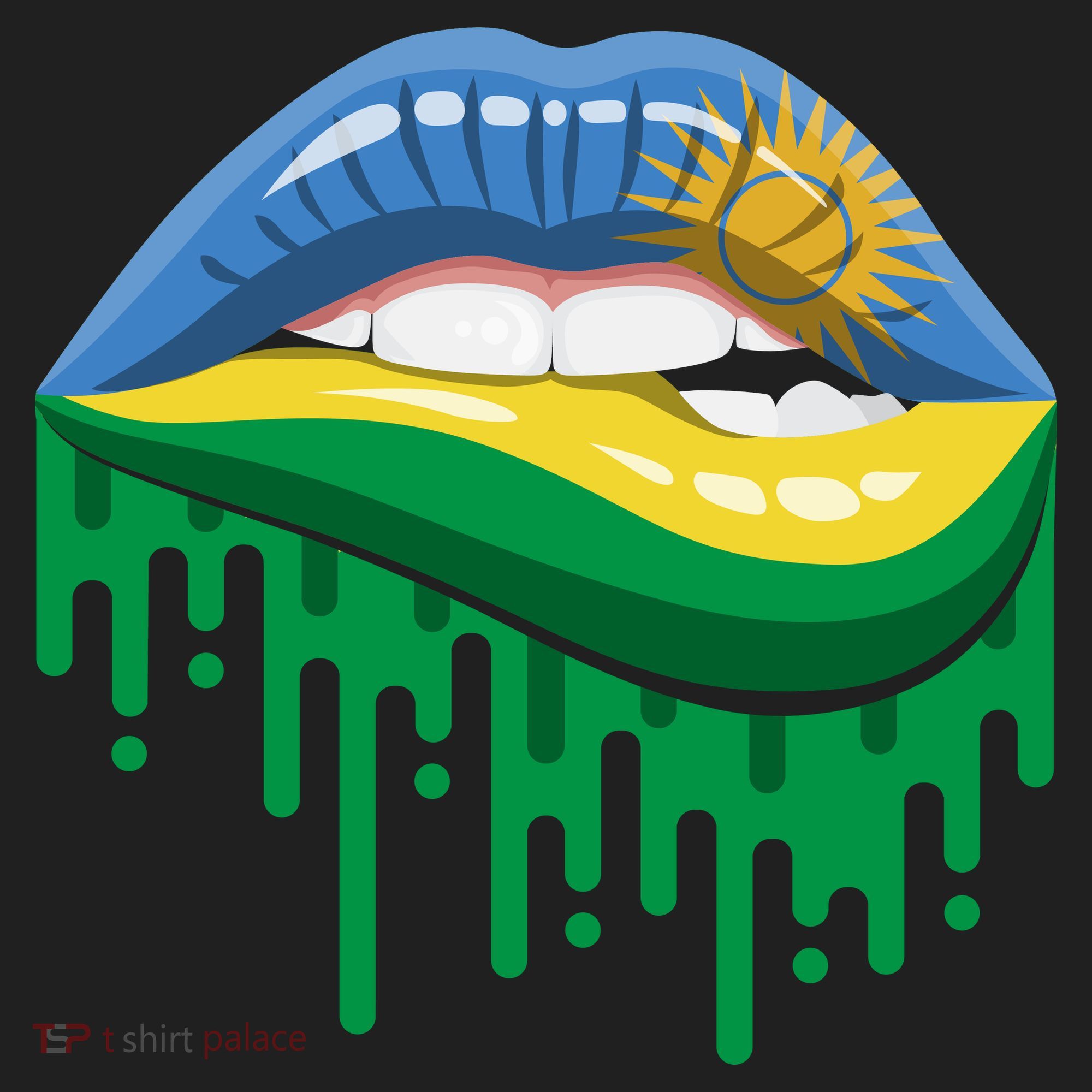 Rwanda Lips Dripping Hat