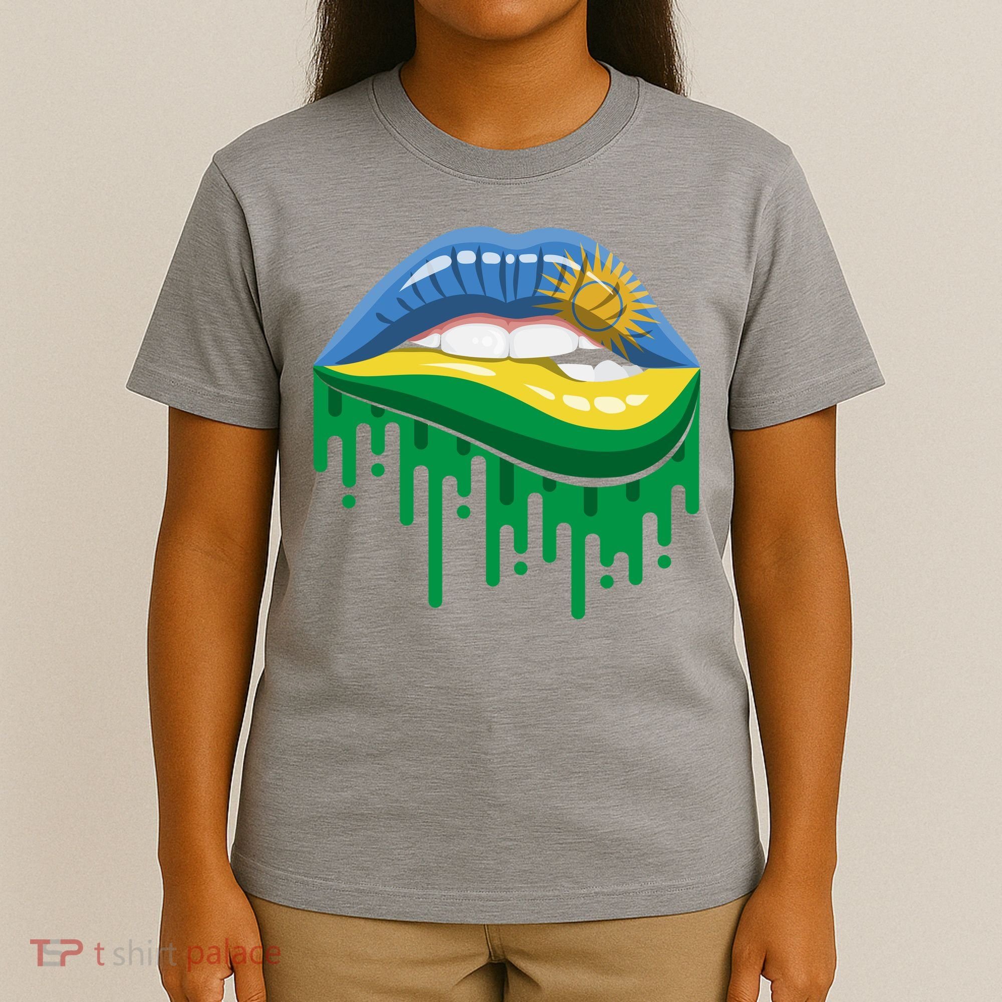 Rwanda Lips Dripping T-Shirt