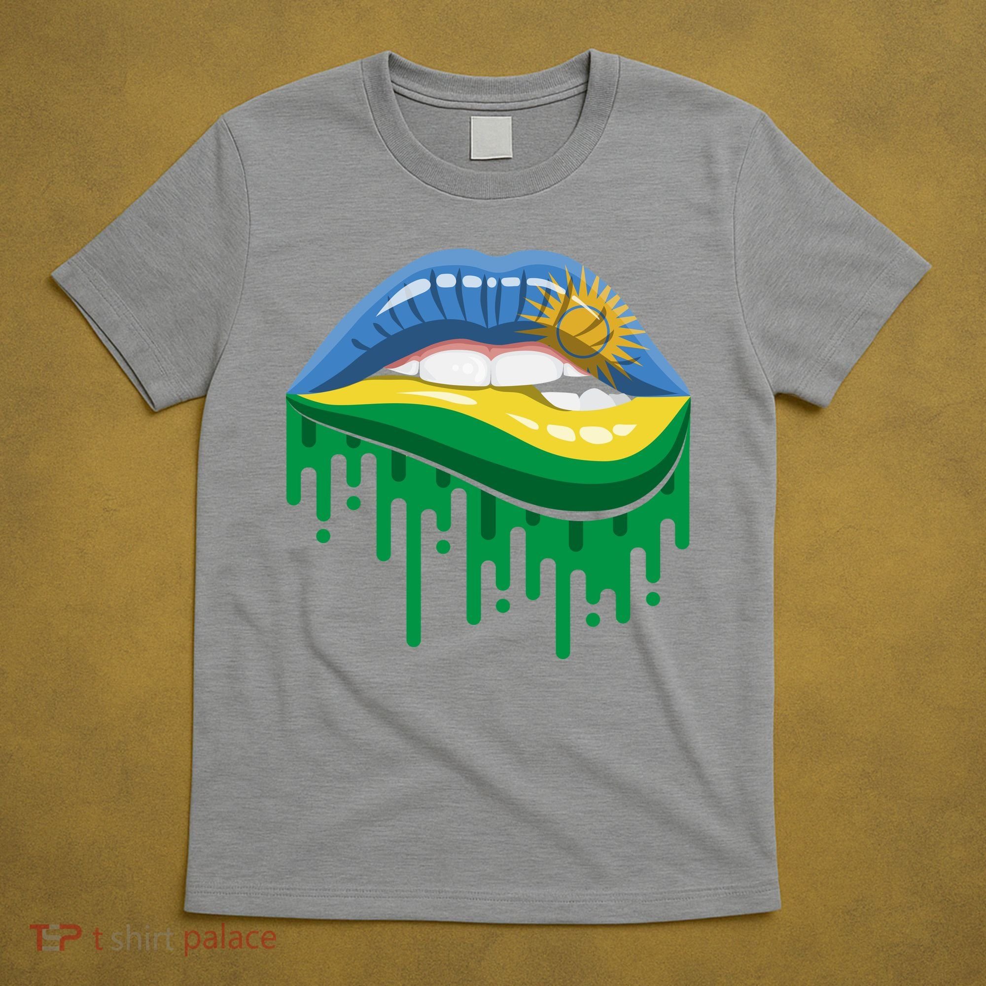 Rwanda Lips Dripping T-Shirt
