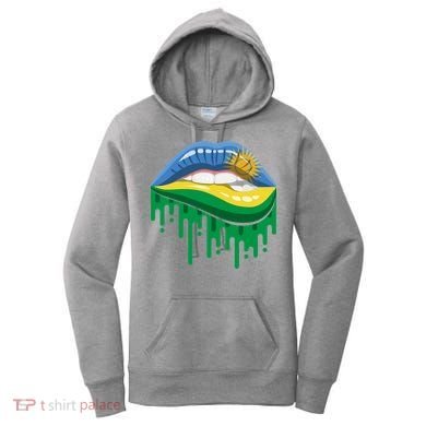 Rwanda Lips Dripping Women's Hoodie