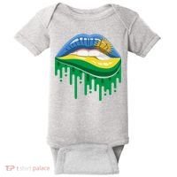Rwanda Lips Dripping Baby Bodysuit thumb 0