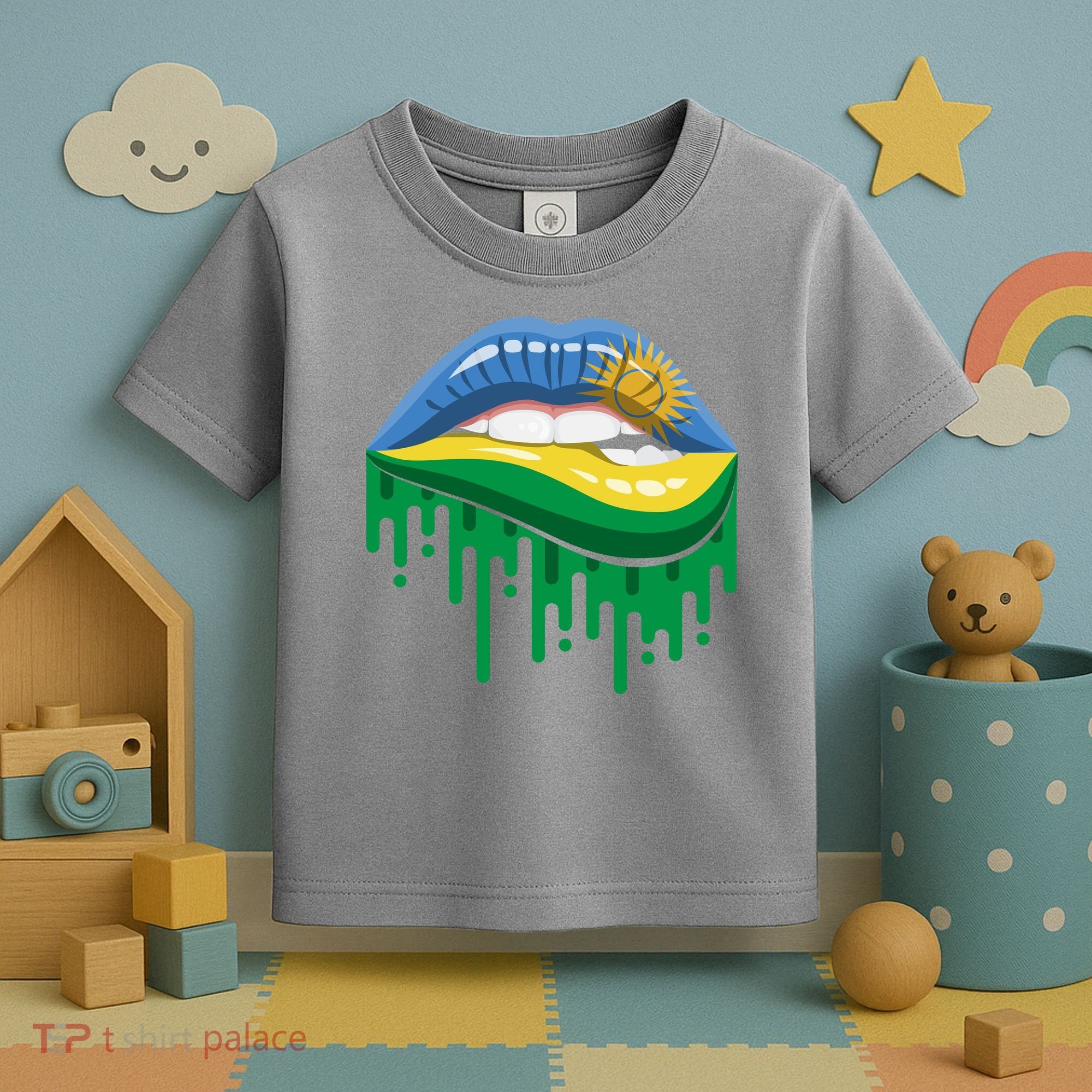 Rwanda Lips Dripping Toddler T-Shirt