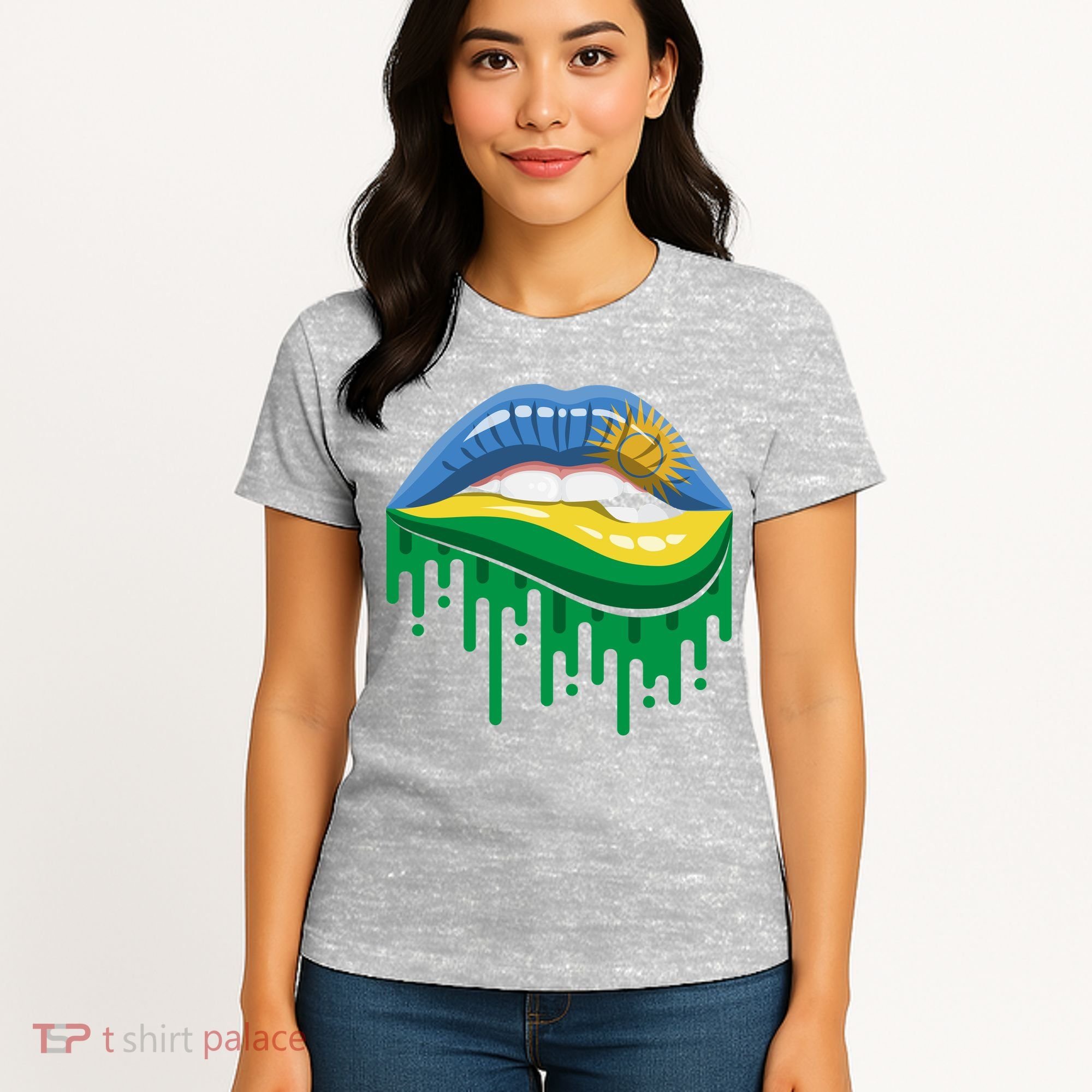 Rwanda Lips Dripping Women's T-Shirt