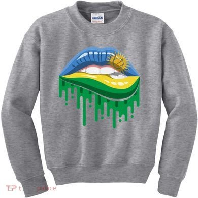 Rwanda Lips Dripping Kids Sweatshirt