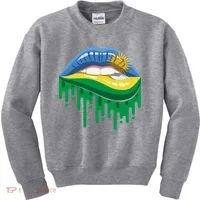 Rwanda Lips Dripping Kids Sweatshirt thumb 0