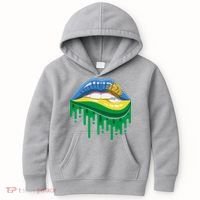 Rwanda Lips Dripping Kids Hoodie thumb 0